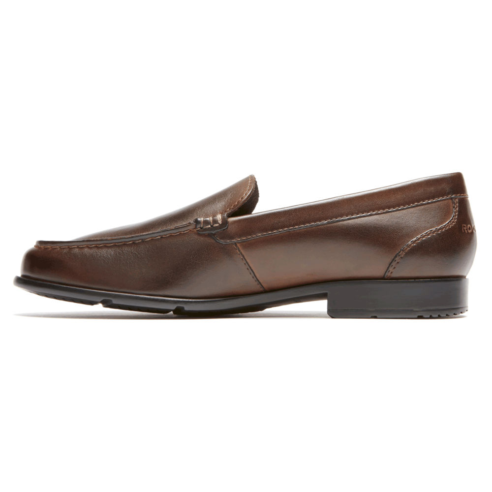 Rockport Mens Classic Venetian - Loafers Dark Brown - YEP837149